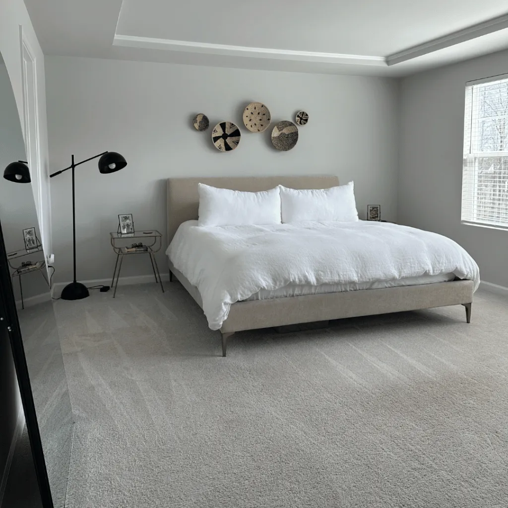 Clean master bedroom